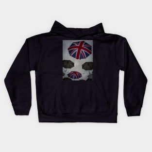 Union Jack Umbrellas Kids Hoodie